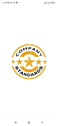 Android application Company Standards screenshort