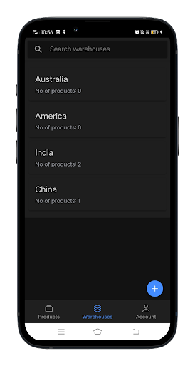 Inventory tracker Screen 2