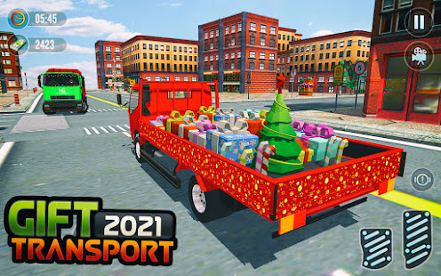 Christmas Truck Driving Games 1.0.3 APK screenshots 1