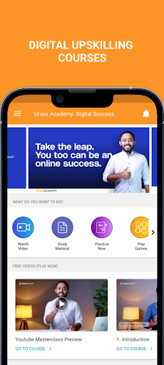 Android application Unais Academy: Digital Success screenshort