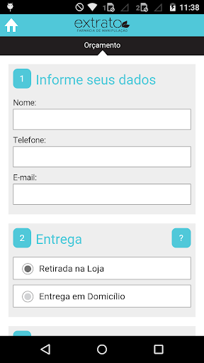 AppExtrato Screen 3