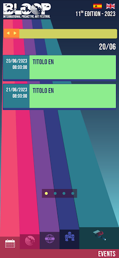 Android application BLOOP Art FESTIVAL Ibiza screenshort