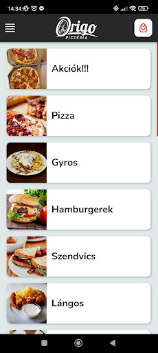 Android application Origo Trend's screenshort