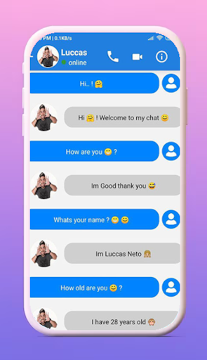 Jogo Luccas Neto Fake Call