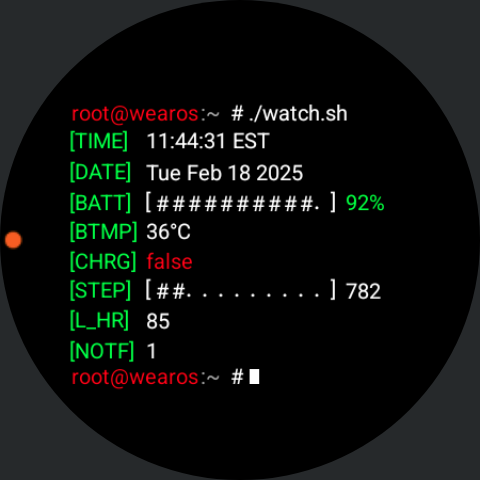 Linux Watchface screenshot 1