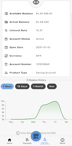 Rupa Smart Banking Screen 3