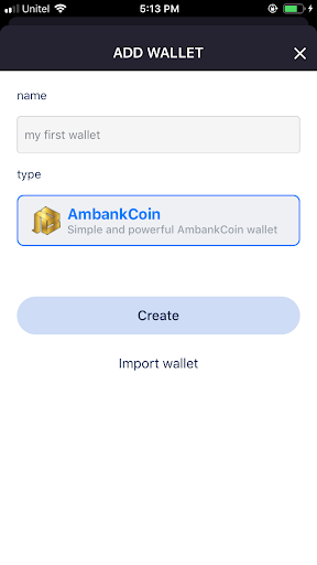 AMBANK Coin, SHIELD zk-SNARKs Screen 3