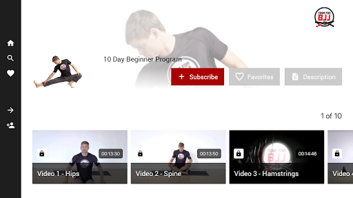 Yoga For BJJ, Android TV Screenshot 3 - AppWisp.com
