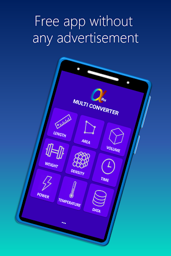 Android application Multi Unit Converter screenshort