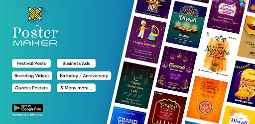 Android application Poster Maker : Flyer Maker screenshort