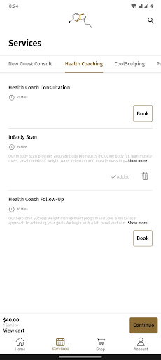Serotonin Mobile Screen 3