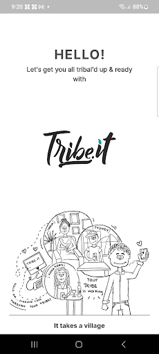 Android application TribeIt screenshort