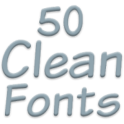 Top 50 Personalization Apps Like Fonts for FlipFont 50 Clean - Best Alternatives