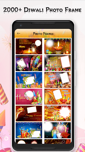 Android application Happy Diwali Photo Frame screenshort