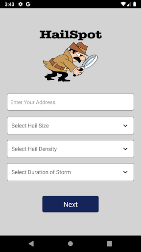 HailSpot Screen 2