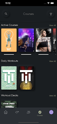 Android application MVT Fitness screenshort