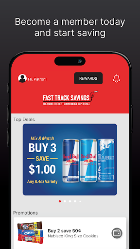 Android application FastTrack Savings screenshort