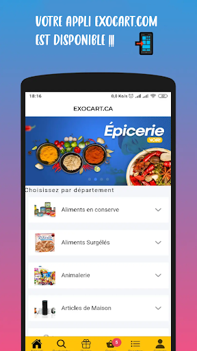 Exocart Screen 2