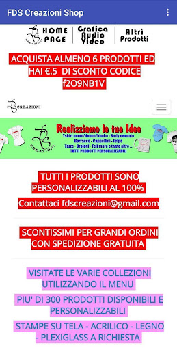 Android application FDS Creazioni screenshort