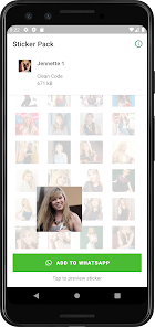 Stickers Jennette McCurdy 1.0 APK + Mod (Free purchase) for Android