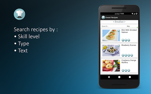 Sweet Recipes - Easy Cooking Screen 2