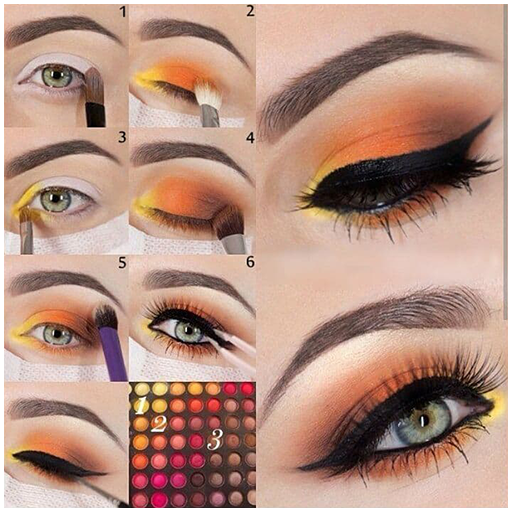 makeup step by step with pictures