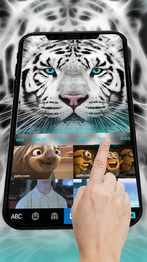 Wild Tiger King Keyboard Theme Screen 3