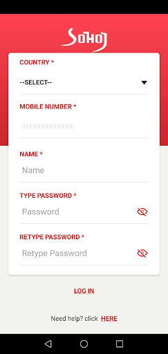 Android application Sohoj: Intl. TopUp & Data Pack screenshort
