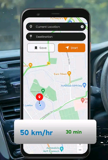 GPS Navigation Live Earth Map Screen 3