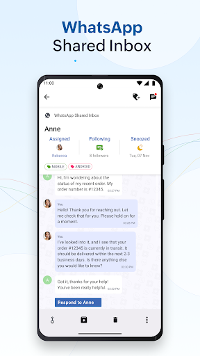 Screenshot of Zoho TeamInbox