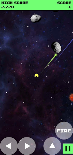 Asteroid Shooter Screen 2