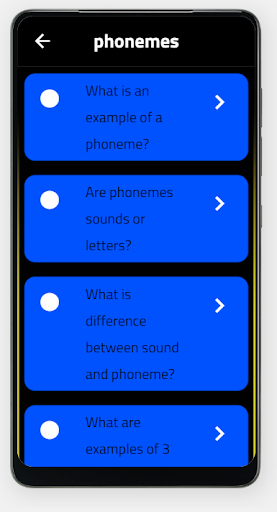 phonemes Screen 2