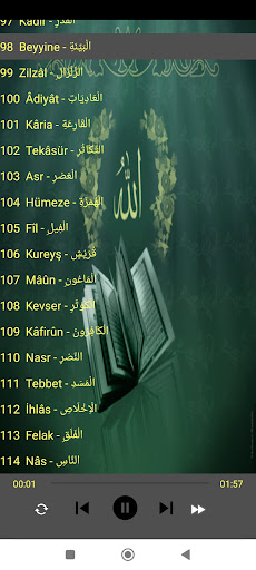 Holy Quran 114 surah offline Screen 3