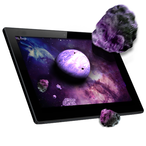 Asteroids 3D live wallpaper Header - AppWisp.com