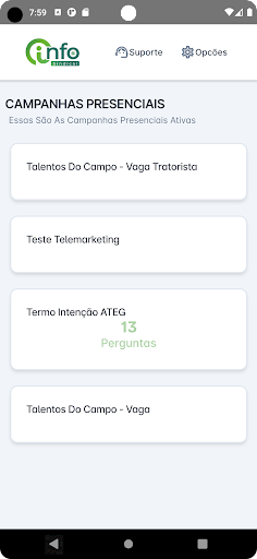 InfoSindical Screen 2