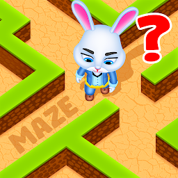 Ikoonprent Bunny Maze Runner