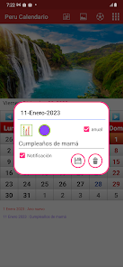 Screenshot 2 Peru Calendario 2023 android