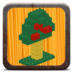 Icon image Building bricks step-by-step