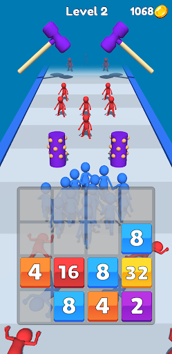 Android application 2048 Fighters screenshort