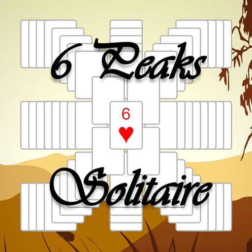 6 Peaks Solitaire logo