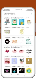Let's Have Coffee Stickers