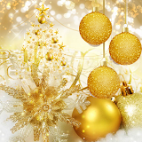 Gold Snow Ball Theme Merry Christmas 2020 icon