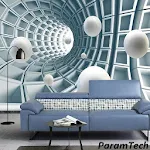 Cover Image of Herunterladen 3D Wall Decoration Designs art  APK