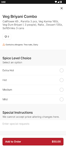 Chettinadu Indian Cuisine Screen 3