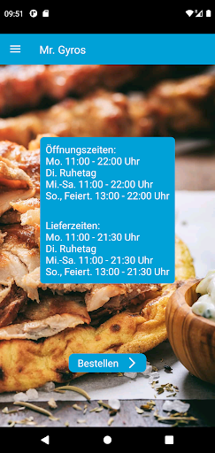 Mr. Gyros Screen 2