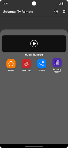 Android application Master Remote Control for Tv screenshort