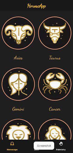 Android application HoroscApp - AngelSoft Version screenshort