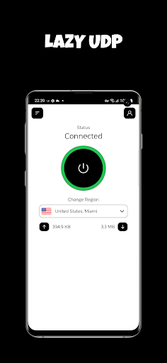 Android application Lazy UDP screenshort