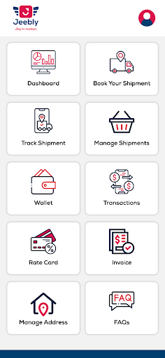 Android application Jeebly NoW screenshort