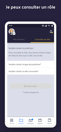 e-Barreau Screen 2